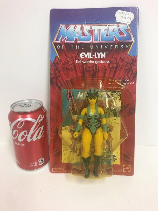 Mattel Masters Of The Universe EVIL-LYN Evil warrior goddess, 1982, 1983, in unopened package.  We (1 of 2)