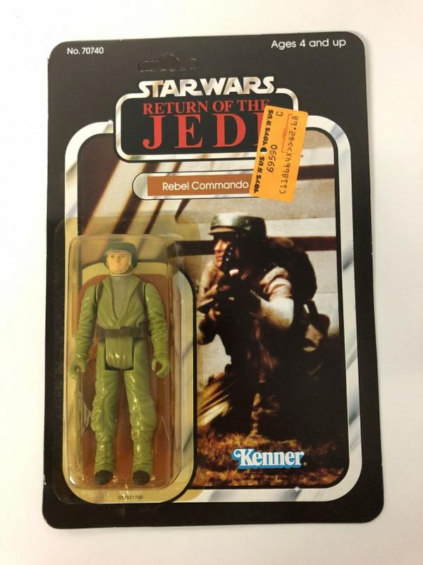 Star Wars unopened action figure Rebel Commando 1983.  IDEAL Team America and their Super Stunt Dirt (1 of 2)