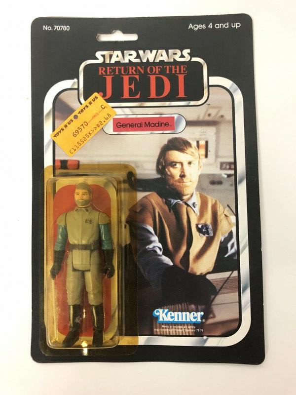 Star Wars action figure in unopened package, 1983, General Madine.   We are selling an attic find of (1 of 2)