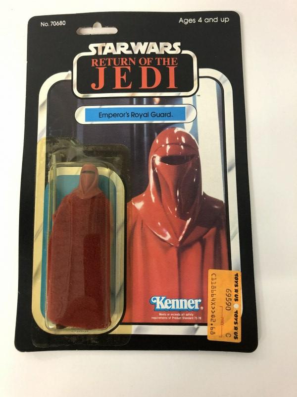 Star Wars action figure unopened package Emperor's Royal Guard 1983. No. 70680.  We are selling an (1 of 2)