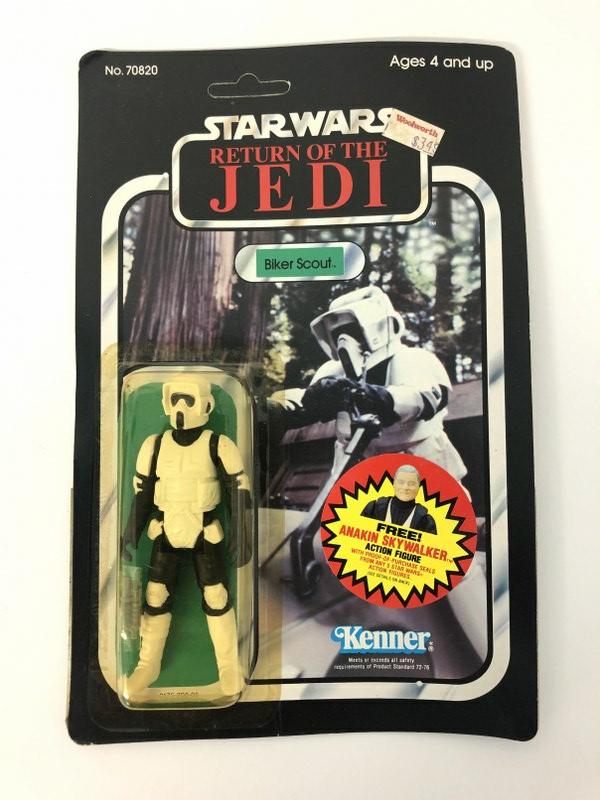 Star Wars Biker Scout 1984 in unopened package. No. 70820.   We are selling an attic find of 1970's (1 of 2)
