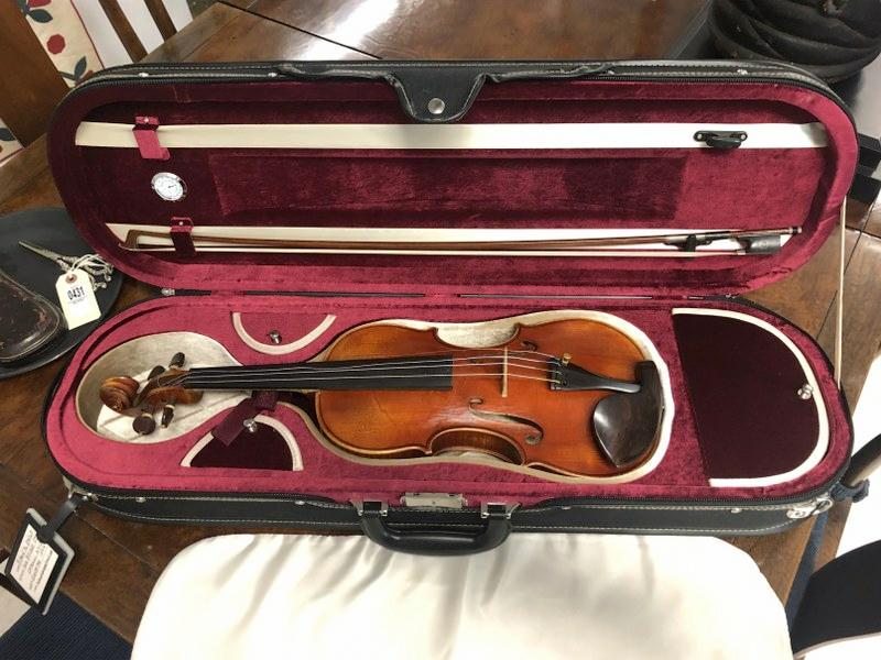 Klaus Ludwig Clement violin, in newer quality case, with all the documentation, paperworks, (1 of 20)