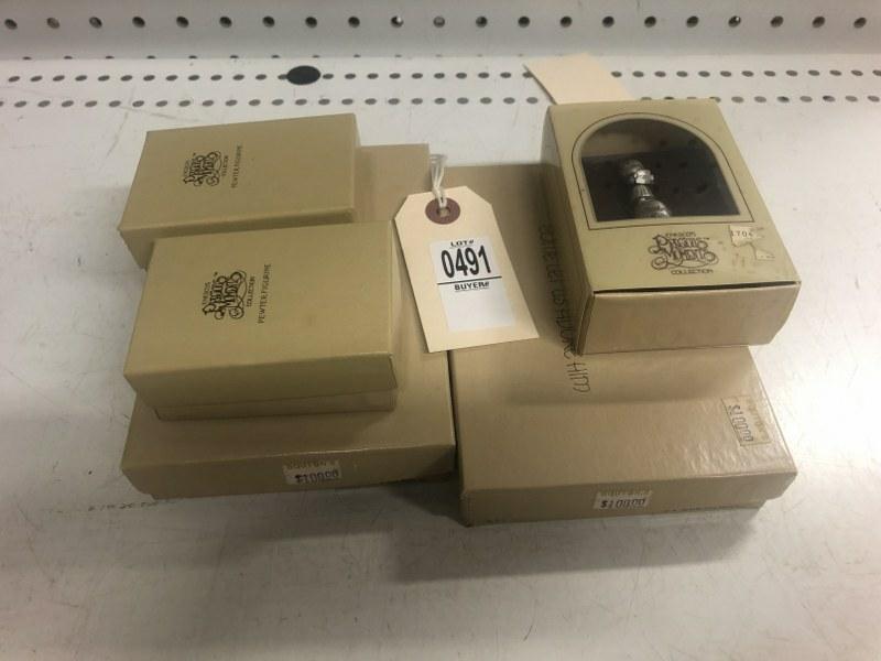 3 PEWTER PRECIOUS MOMENTS INCLUDING 5 PC PEWTER NATIVITY JY200; JY243 PEWTER DRUMMER BOY; JY244 (1 of 1)