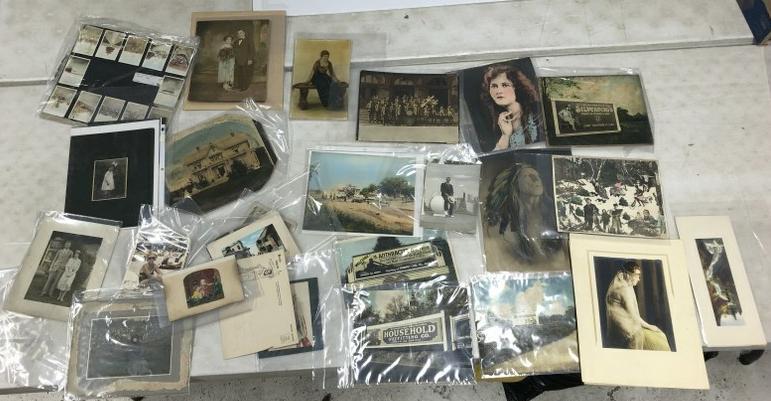 (54) Large lot of tinted photographs encompassing everything from snapshots of China (12) to cabinet (1 of 12)