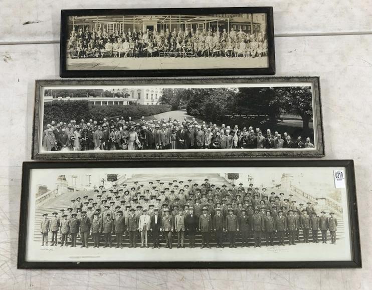 (3) Panoramic Photographs - [Postal Workers]. Quaker Photo Service, Philadelphia, PA. National (1 of 5)