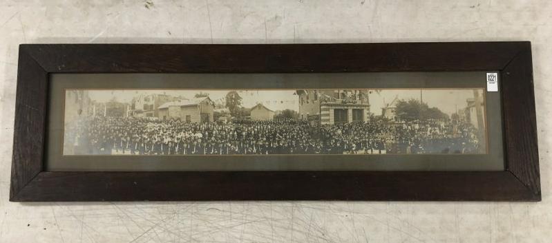 Panoramic Photograph 16" x 50" Fireman's Day of Old Home Week, Doylestown, Pa. June 1912.   From the (1 of 2)