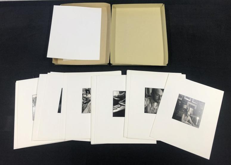 David Bruce Cratsley (1944-1998 ) boxed portfolio of (41) images of his lover and partner David: David Bruce Cratsley (1944-1998 ) boxed portfolio of (41) images of his lover and partner David Waine, documenting his experience with AIDS and subsequent passing and funeral. All images pencil titled