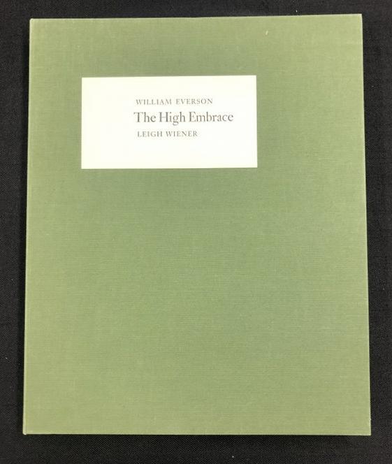 The High Embrace by William Everson with photographs of the Poet, by Leigh Wiener, The poem & a note (1 of 11)