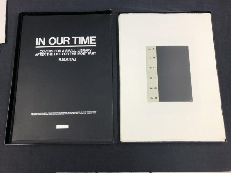 R B Kitaj IN OUR TIME : Covers for a small library after the life for the most part - (50) (1 of 18)