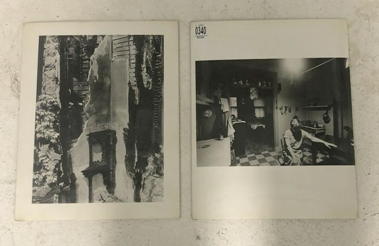 Walker Evans (2) gravure prints from the first edition ( MEASSAGE FROM THE INTERIOR ), BOARDS: Walker Evans (2) gravure prints from the first edition ( MEASSAGE FROM THE INTERIOR ), BOARDS MEASURE 14" X 11". Plate number 2 & 7. From estate of Howard & Evelyne Daitz NYC, Evelyne was former owner