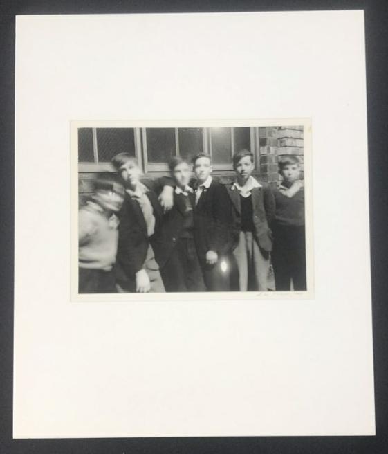 Lida Moser ( Young Boys in Glasgow Scotland, 1949 ) image measures 9.5" x 13", mounted and matted: Lida Moser ( Young Boys in Glasgow Scotland, 1949 ) image measures 9.5" x 13", mounted and matted 24" x 20". From estate of Howard & Evelyne Daitz NYC, Evelyne was former owner of Witkin Gallery, NYC.