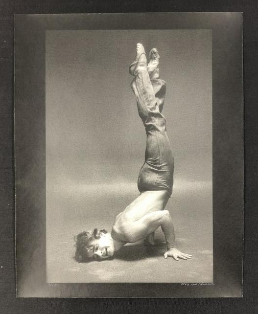 Max Waldman (1919-1981) photograph titled Le Jeune Homme et la Mort-3 (Baryshnikov ) signed, number (1 of 4)