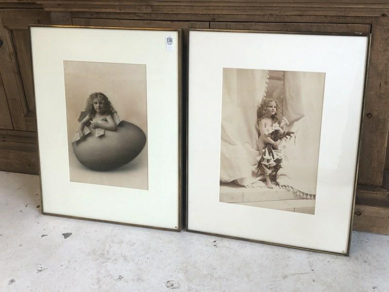 (2) James Arthur photographs titled ( Easter Morning ) in quality custom frames, frames measure 28" (1 of 4)