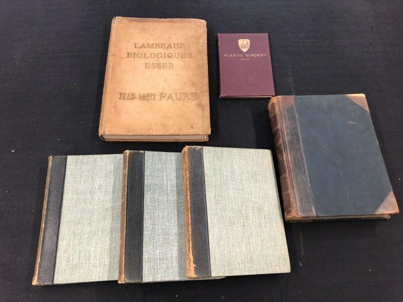 Lot of older Medical related books including - McClellan's Regional Anatomy 1898, Lambeaux: Lot of older Medical related books including - McClellan's Regional Anatomy 1898, Lambeaux Biologiques de la Face 1936, Plastic Surgery (Spriggs ) First Edition 1934, & (3) volume set - Portfolio of D