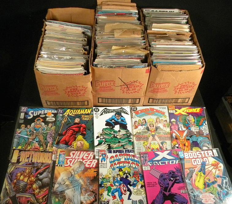 3 Boxes 70s-90s comics appr 400 comics: 3 Boxes 70s-90s comics appr 400 comics, including but not limited to What if?, West coast Avengers, X-men Avengers, X-men, and X-men Classic