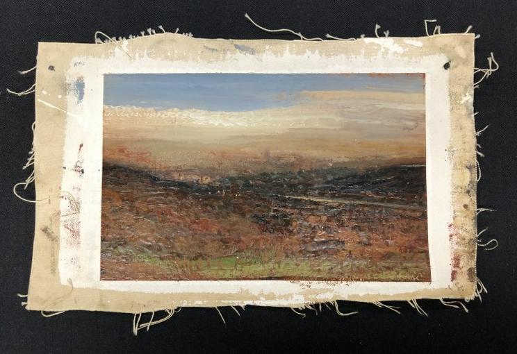 Harry Orlyk ( b 1947 ) o/c impressionist landscape, dated 10/22/1981, signed lower right, loose (1 of 1)