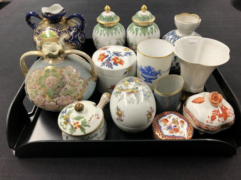 (13) pcs. Nice porcelains, all signed, some Limoges, some hand painted, others from France, Russia, (1 of 14)