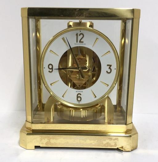 Le Coultre 528-8 Atmos mantel clock, in fine estate condition, was his Father's retirement gift . (1 of 5)