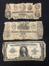 (3) pcs. Old as found condition paper currency, found in local estate, includes $1 1923 Series