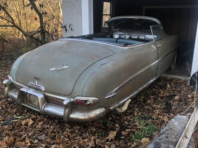 Estate find 1952 HUDSON HORNET (2) door convertible coup. Found in garage in Kingston, New York. It (1 of 18)