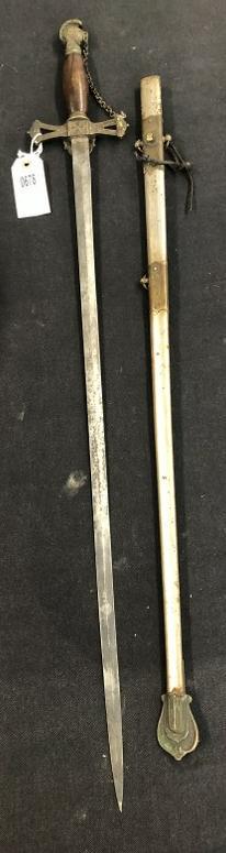 Historic name Hudson Valley fraternal sword ( Chris N. De Witt ), made by AMES SWORD, Chicopee, (1 of 7)