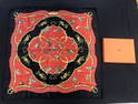 HERMES silk scarf ( La Cle des CHAMPS ) with box, from fine NYC estate, I see no damage, non smoking