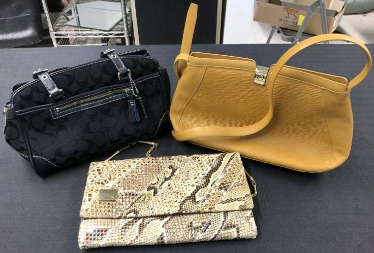 (3) quality estate purses in fine condition, from Westchester County, N.Y. estate - includes black (1 of 1)