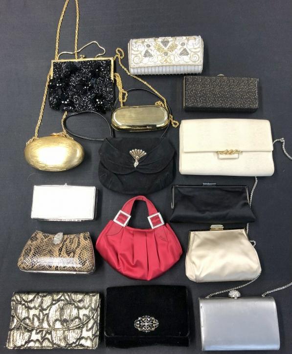 (15) ladies evening bags and small purses, from nice Westchester County, N.Y. estate, includes (1 of 1)