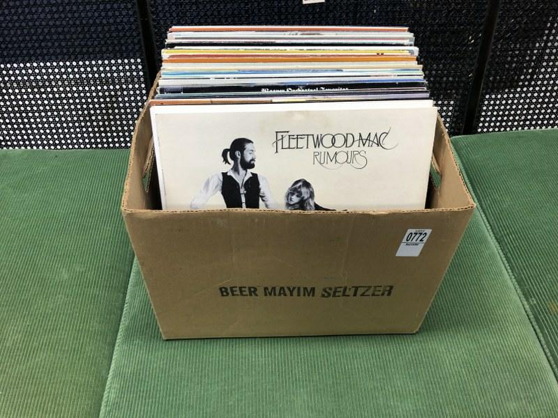 (42) 70's & 80's albums, from estate in New Paltz, N.Y. Mostly rock n roll, innice overall, well (1 of 3)