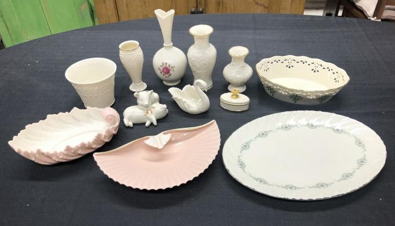 Estate LENOX lot (13 pcs. ) in fine condition, from local estate collection of porcelains we are (1 of 5)