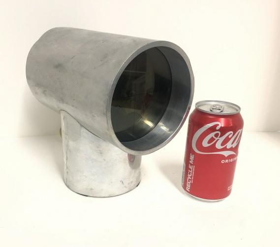 1970s Kirsch /Hamilton Aurora Clock, great modern design, aluminum, not working, just as we found (1 of 4)