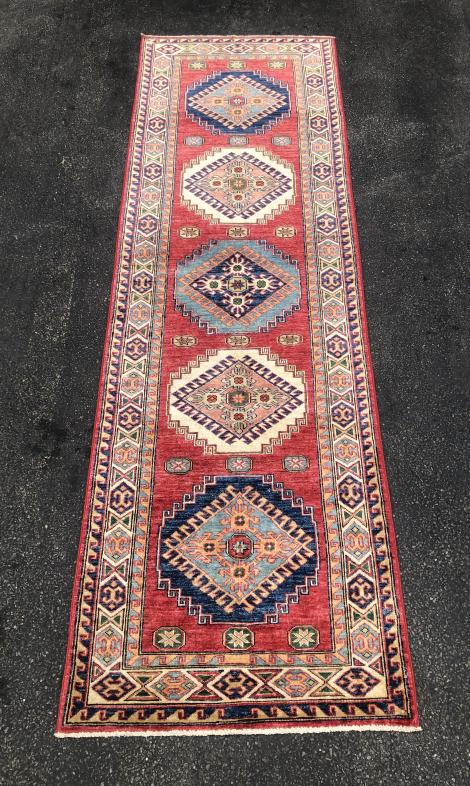Beautiful handmade oriental runner from Hudson Valley fine home, very nice and clean condition, (1 of 2)