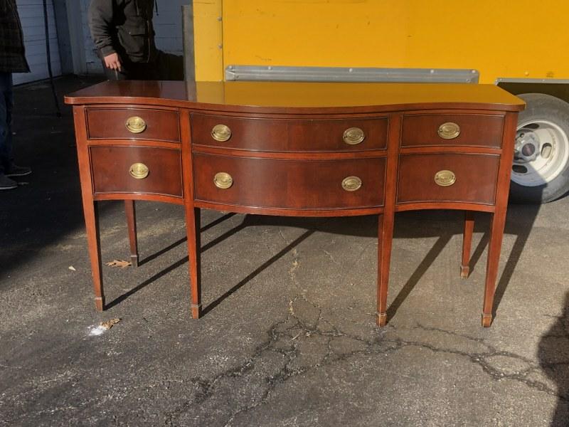 1920's mahogany sideboard, clean, structurally sound, from Hudson Valley home, measures 68" wide x (1 of 1)