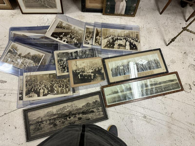 (26) large photographs & (3) larger panoramic photographs. (23) are in hard plastic sleeves, most (1 of 9)