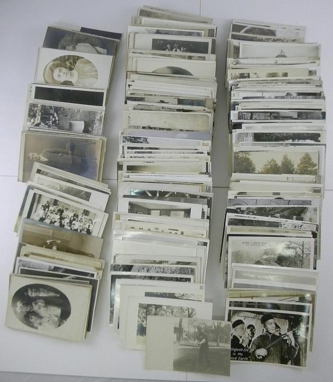 Shoebox 650 Real Photo Postcards Diversified Lot: Shoebox 650 Real Photo Postcards Diversified Lot, people, places, interiors, landscape, kids, animals, etc. Very few foreign.
