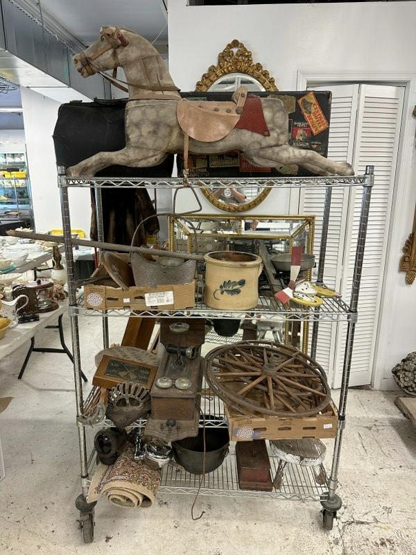 Big estate cart lot from Hudson Valley estate, great lot for dealer to sort out or repurpose to (1 of 14)