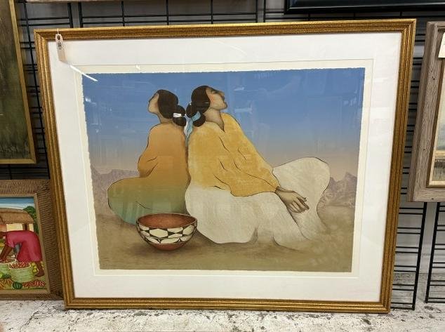 R C GORMAN (1932-2005 ) pencil signed A/P, ( dated 1984 ), nicely framed, fine estate condition. (1 of 4)