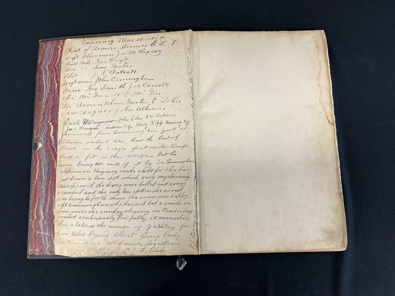 1896-1909 Amazing Historical Hudson River book. Hudson River hotel ledger, Rockland Lake, Congers, (1 of 7)