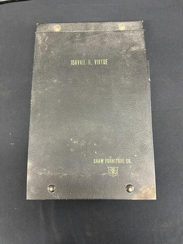 Circa early 20th century Trade Catalog/Album Shaw Furniture Company. The company was founded in: Circa early 20th century Trade Catalog/Album Shaw Furniture Company. The company was founded in Cambridge Massachusetts in 1870. Cover marked: IDAVAIL H. VIRTUE, Shaw Furniture Co. Measures 10" X 16" 