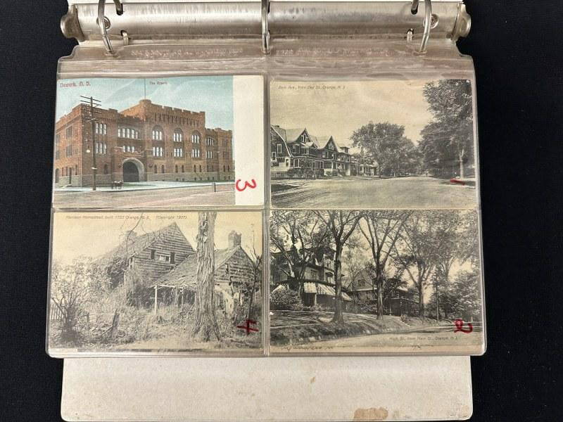 128 New Jersey Postcards In Album Auction