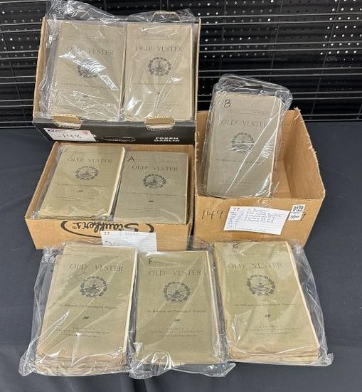 3 boxes of approx. 152 Olde Ulster Booklets: 1905, 34 booklets, 2 complete sets of 12, 1906, 33 (1 of 4)