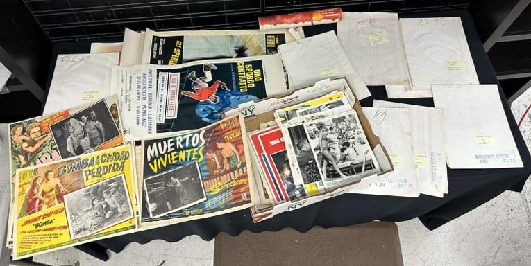 Big movie lot from local estate to include vintage press photographs, lobby cards and sets, foreign (1 of 20)