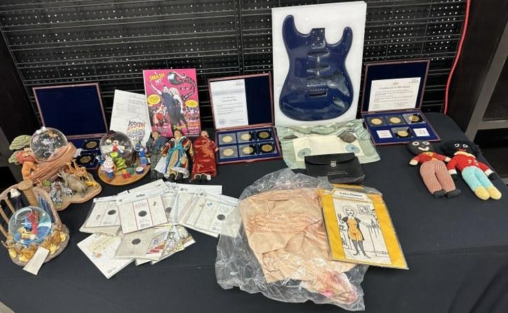 Mixed estate lot ephemera & more, good lot for dealer to sort outâ€¦.includes (3) Disney globes, 1 (1 of 15)