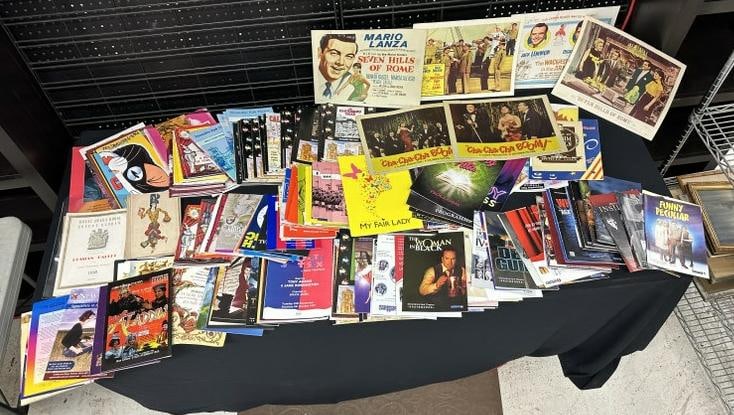 Theater & Movie lot to include large quantity of Theater programs from London, Disney English Robin (1 of 9)