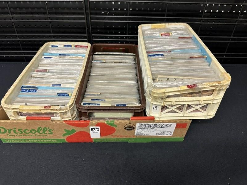 Lot of 1500+ postcards from estate of retired postcard dealer, just as we found them. Includes (1 of 1)