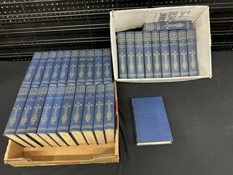 (31) volumes THE ROMANCES OF ALEXANDRE DUMAS, copyrights 1890's, very nice condition, from Albany, (1 of 4)