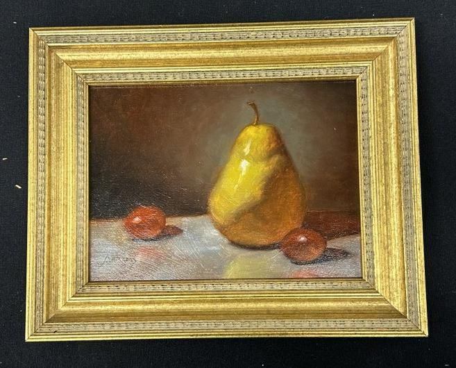 Paul Abrams ( 20th/21st century o/b fruit still life, signed lower left, fine condition, painting (1 of 5)