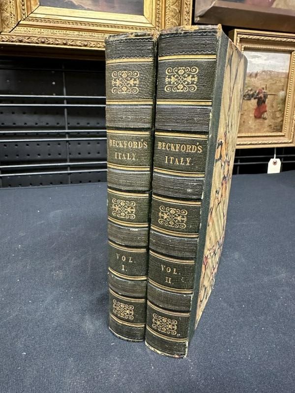 (2) volume set ( ITALY WITH SKETCHES OF SPAIN AND PORTUGAL ( LONDON Published 1834 ). Partial (1 of 5)