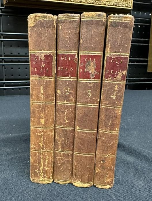 (4) volume set ( GIL BLAS DI SANTILLANO STORIA PIACEVOLE DEL SIG. LE SAGE. - LONDRA - Published (1 of 6)