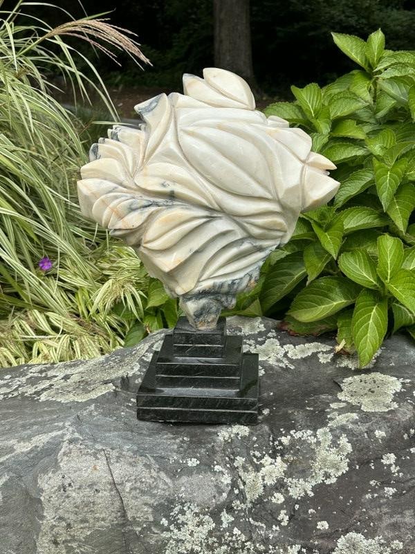 Anthony Gabriel Gennarelli ( 1915-2001 ) 21" high marble abstract sculpture, signed on back, on (1 of 4)